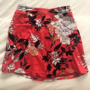 Floral Printed Mini Skirt from Lulus